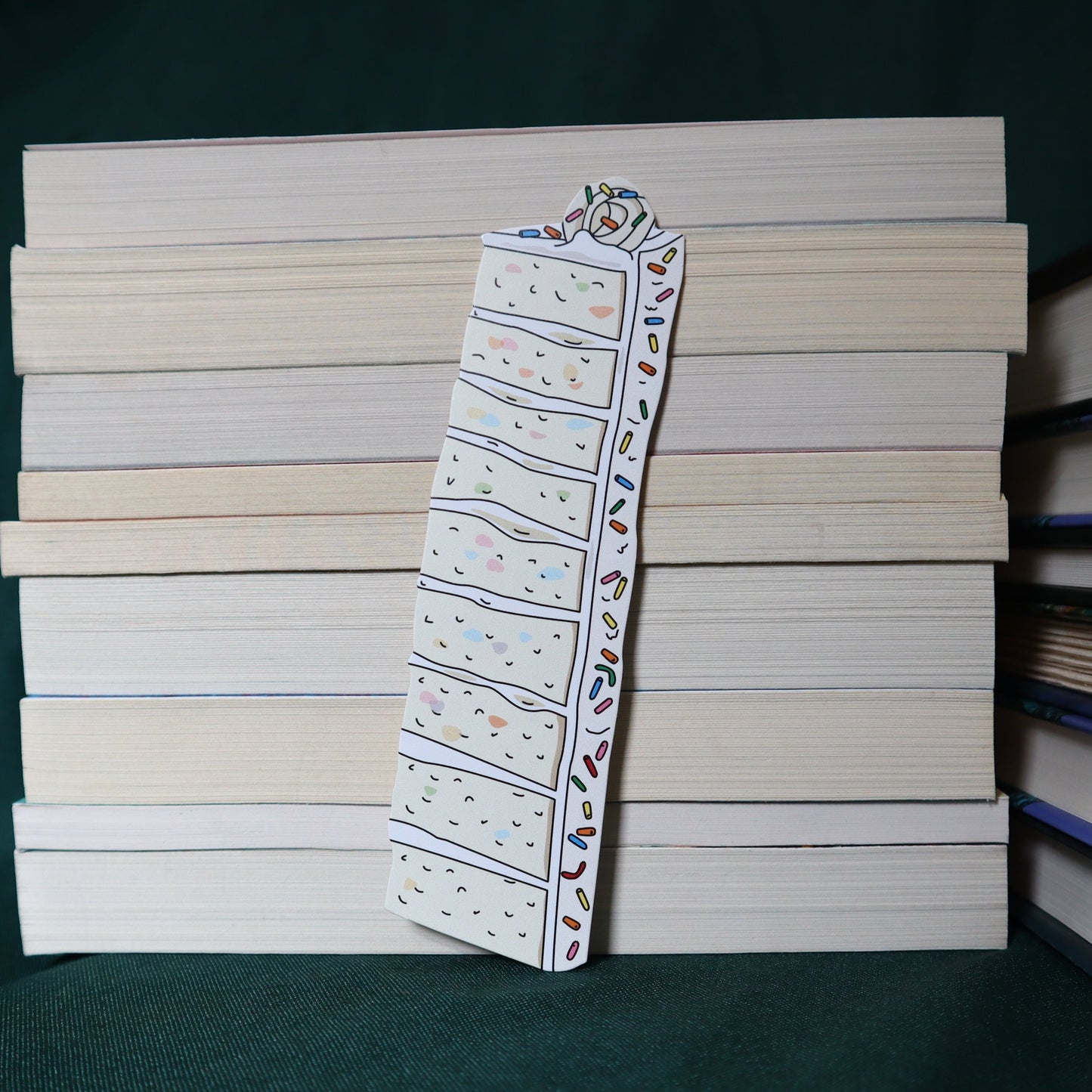 Sprinkle Cake Slice Bookmark