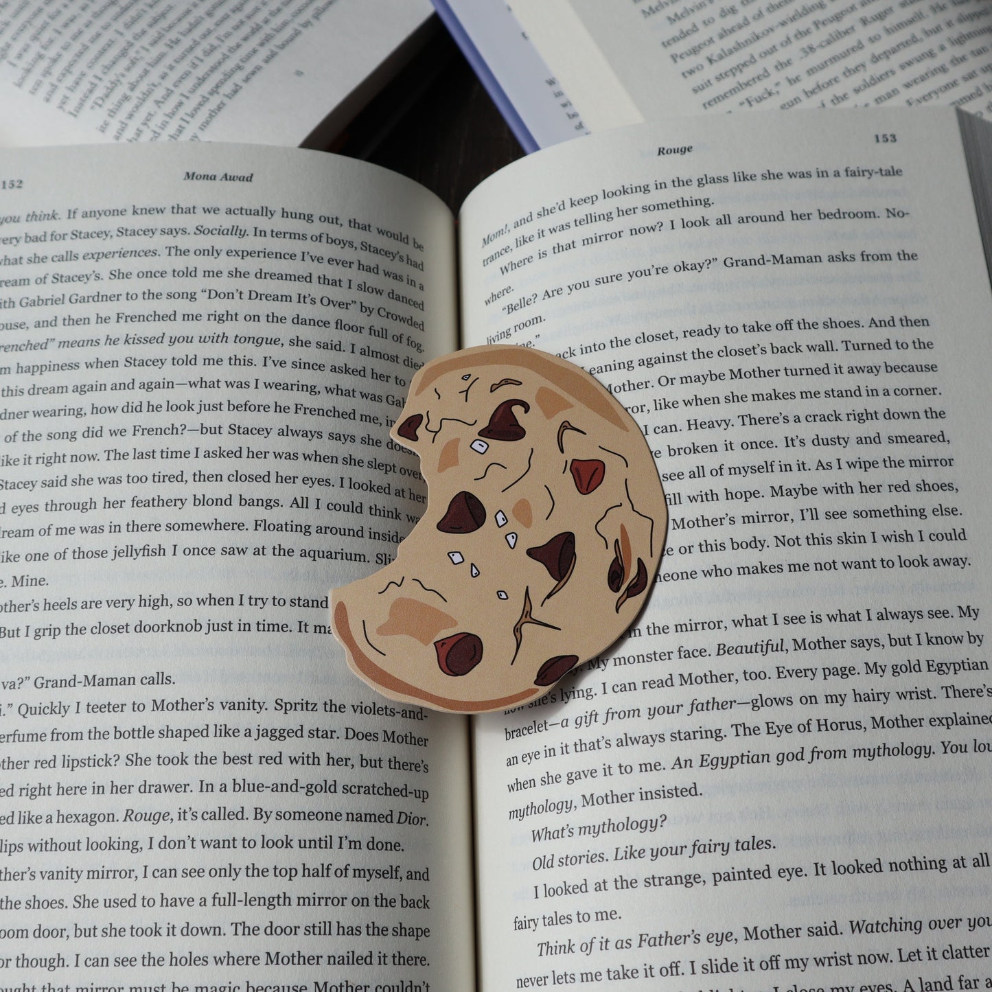 Chocolate Chip Cookie Bookmark