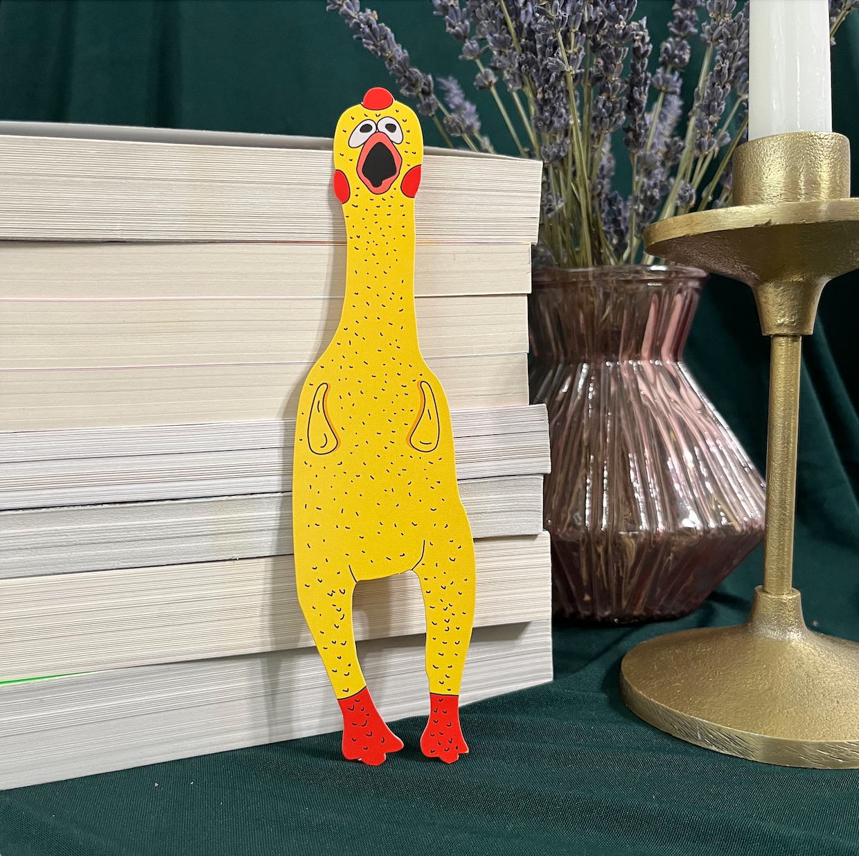 Rubber Chicken Bookmark